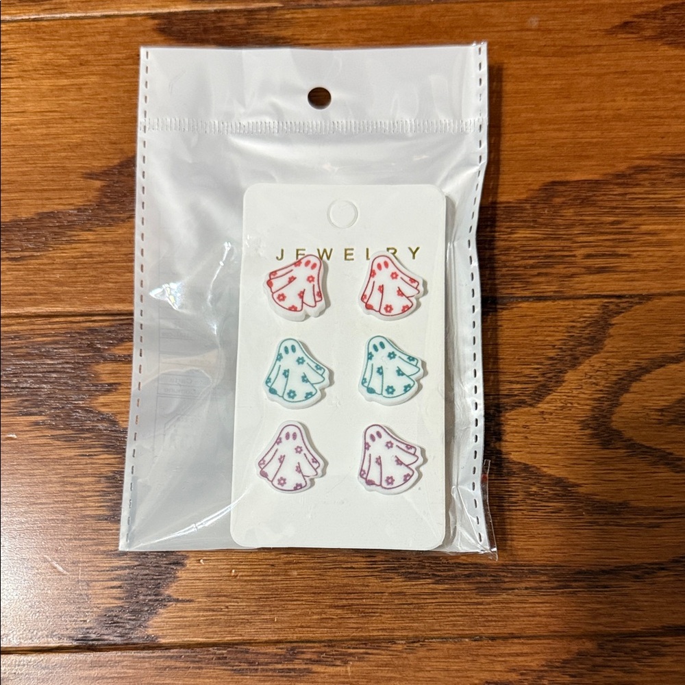 Charming Pink and Blue Earrings Set